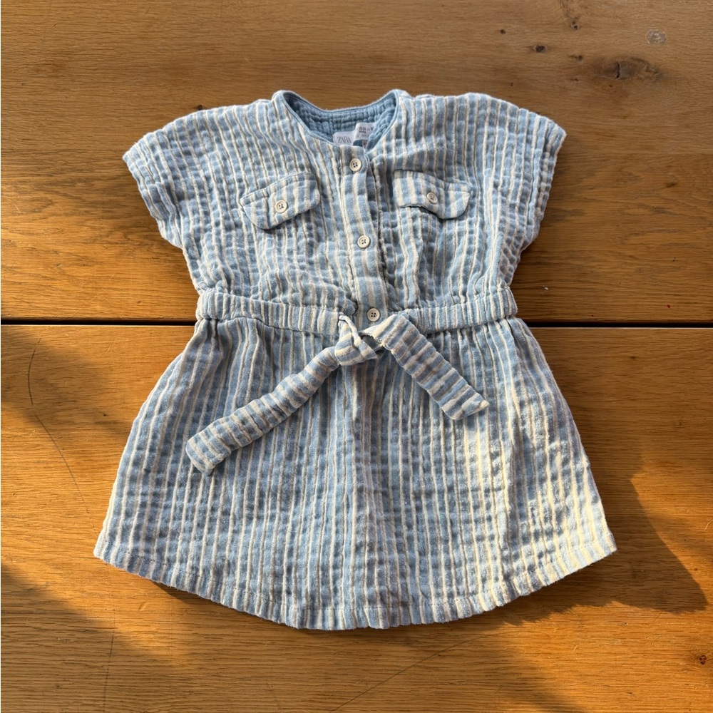 Zara Baby Girl Striped Dress